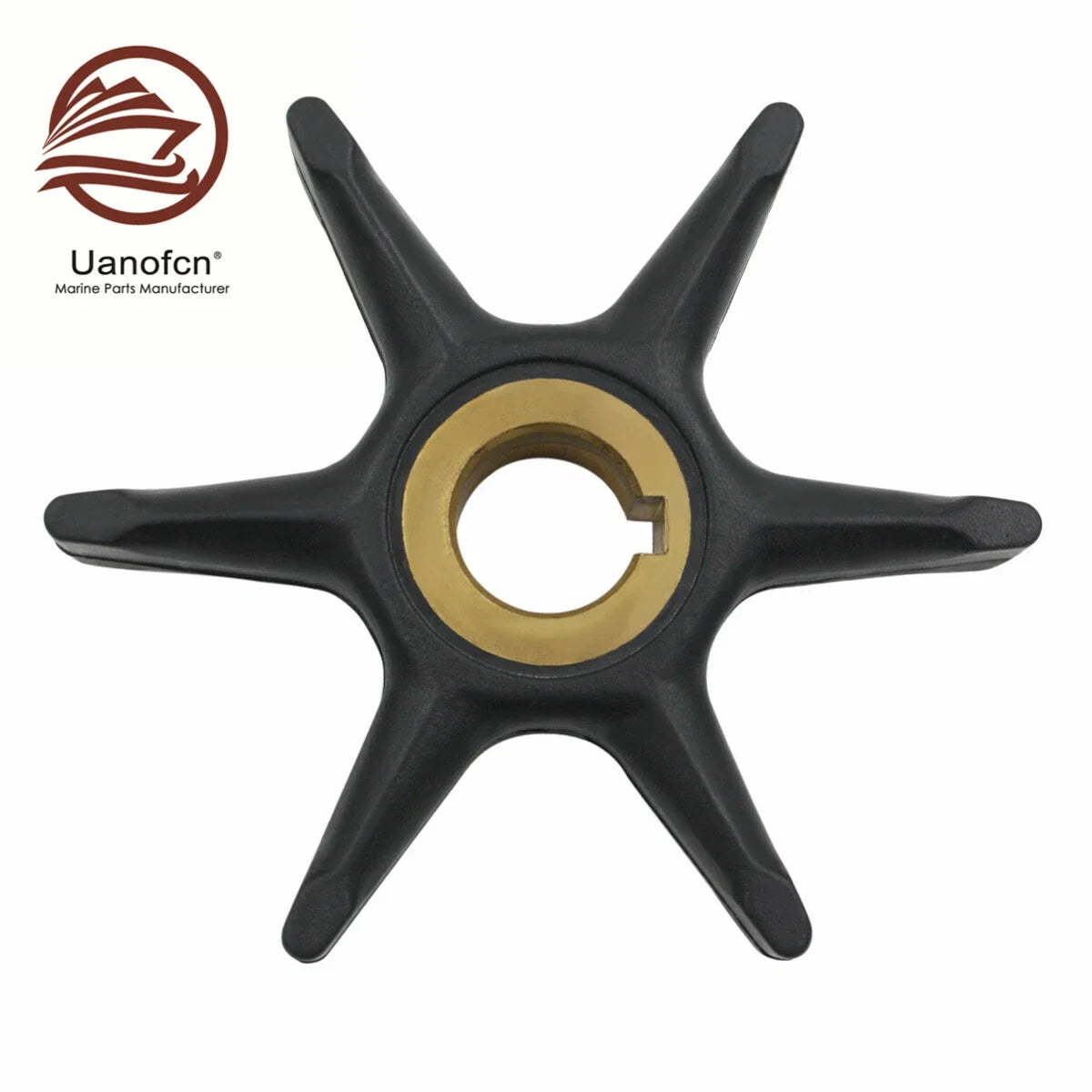Water Pump Impeller for Johnson Evinrude (375638, 389646, 775518, 18-3002, 500351)
