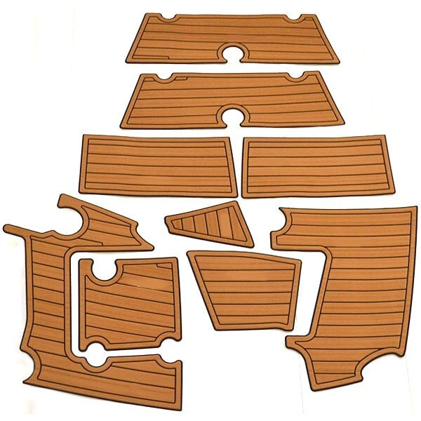 Larson Boat Non-Skid Mats 8175-1190 - LX 238 Mocha (set of 9)