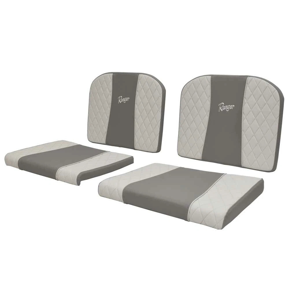 Ranger Boat Aft Seat Cushions - 2360 - 2510 Bay Grays (PORT/STBD)