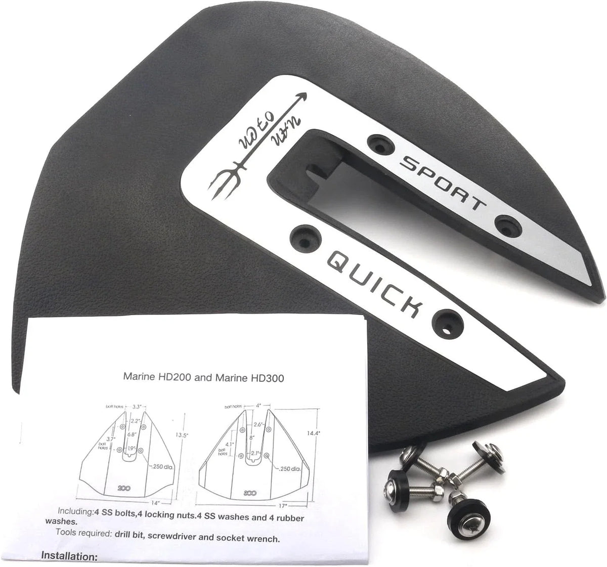 Hydrofoil Stabilizer for Yamaha Mercury Johnson Outboard (40-350 HP)