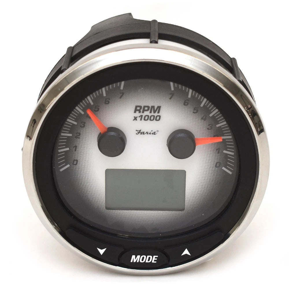 Faria Boat Dual Tachometer Gauge MGT061 - MG3000 Twin 4 1/4 Inch
