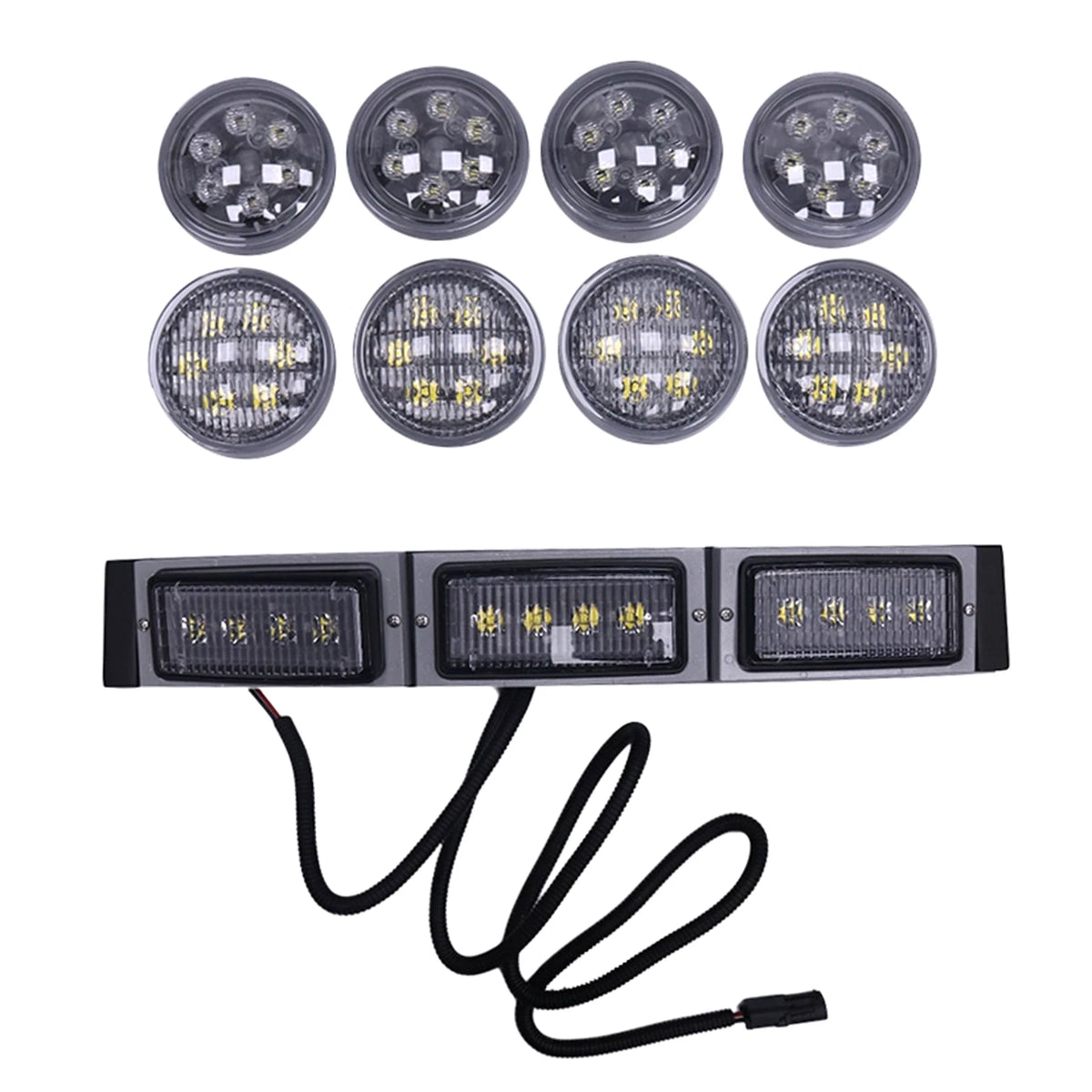 LED Coversion Kit 12V 24V Front Hood for John Deere 4050 4250 4450 4255 RE306510