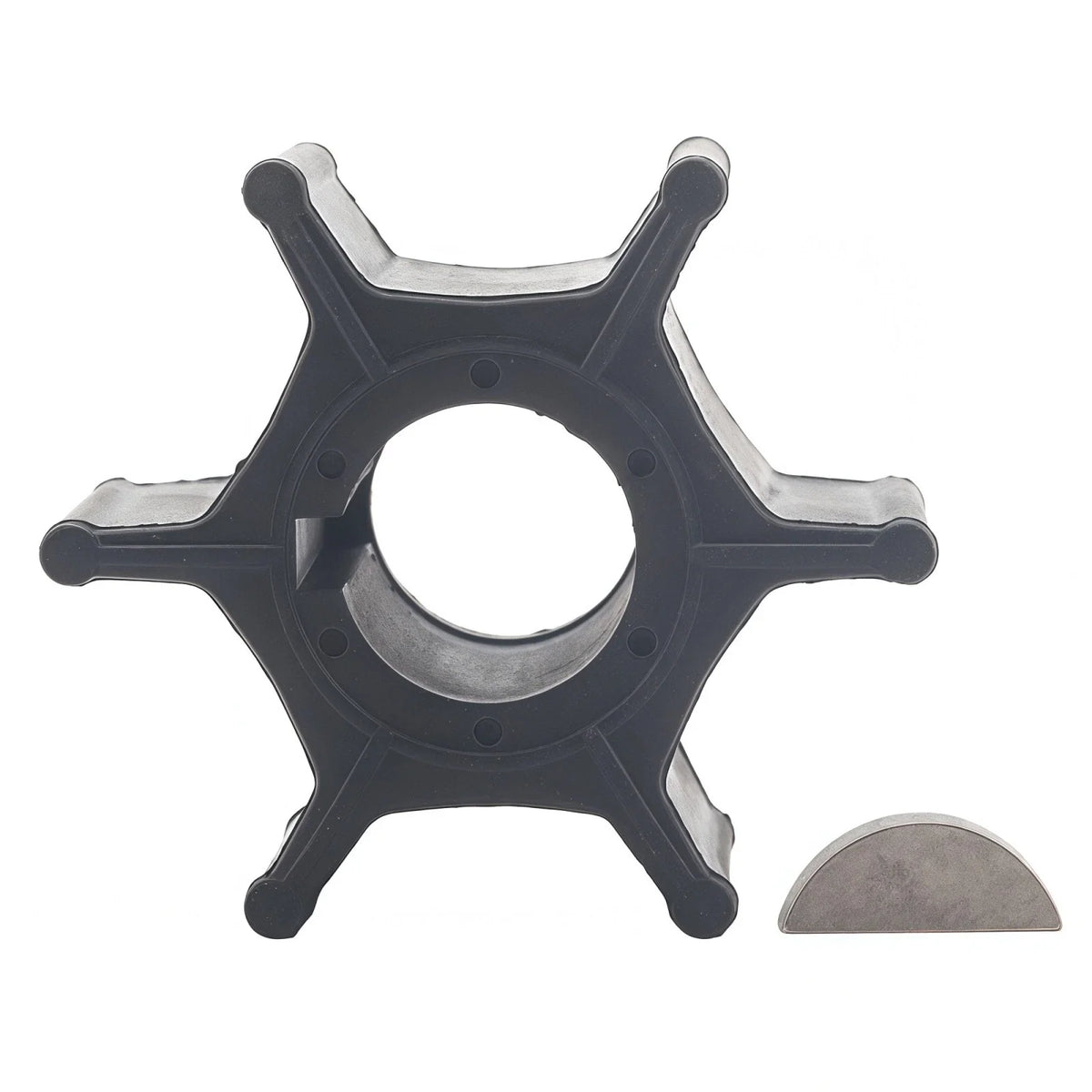 Water Pump Impeller & Key for Suzuki Outboard 9.9-15 HP (17461-93900)