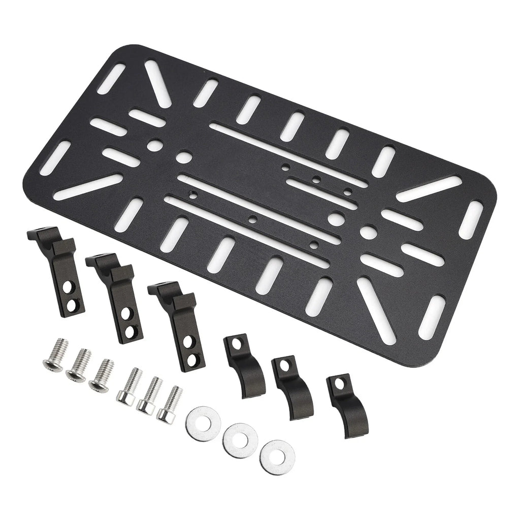 Set of 2 Dual-Sided Mounting Saddlebag Bracket Racks for Motorcycle