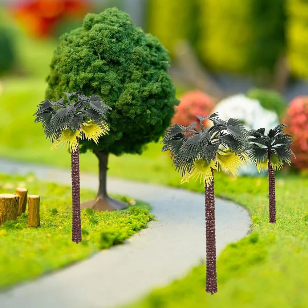 20pc Palm Trees for DIY Park Dioramas (15cm)