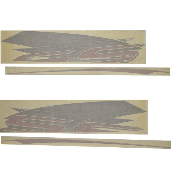 Chaparral Boat Hull Graphic Decal 14.00403 - SSX 236 Red (4 Pc Set)