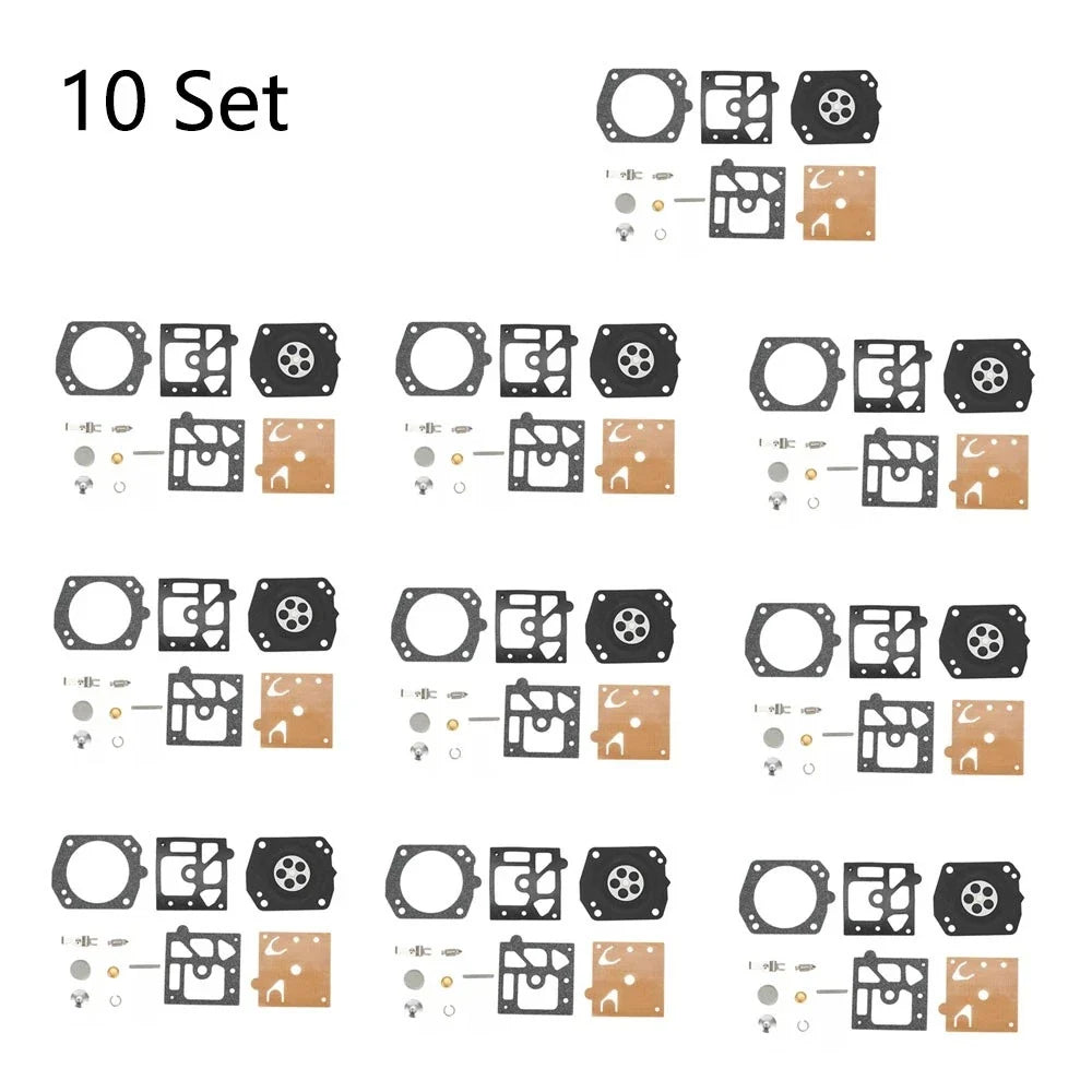 Set of 10 Carburetor Diaphragm Kit for Walbro K22-HDA (Chainsaw)