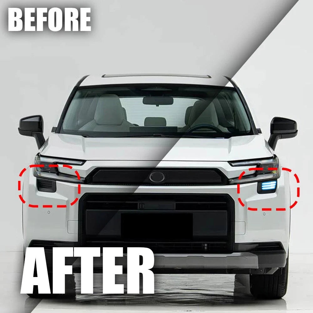 LED Headlight Lower Daytime Running Lights for Toyota RAV4 (2019–2023)