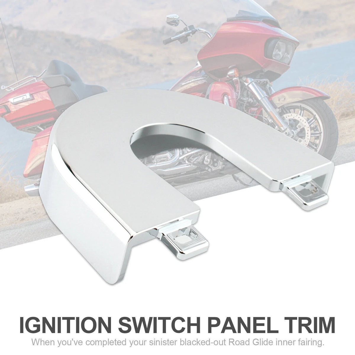 Aluminum Ignition Switch Panel Trim for Harley Touring Road Glide Special (2015–2022) T9