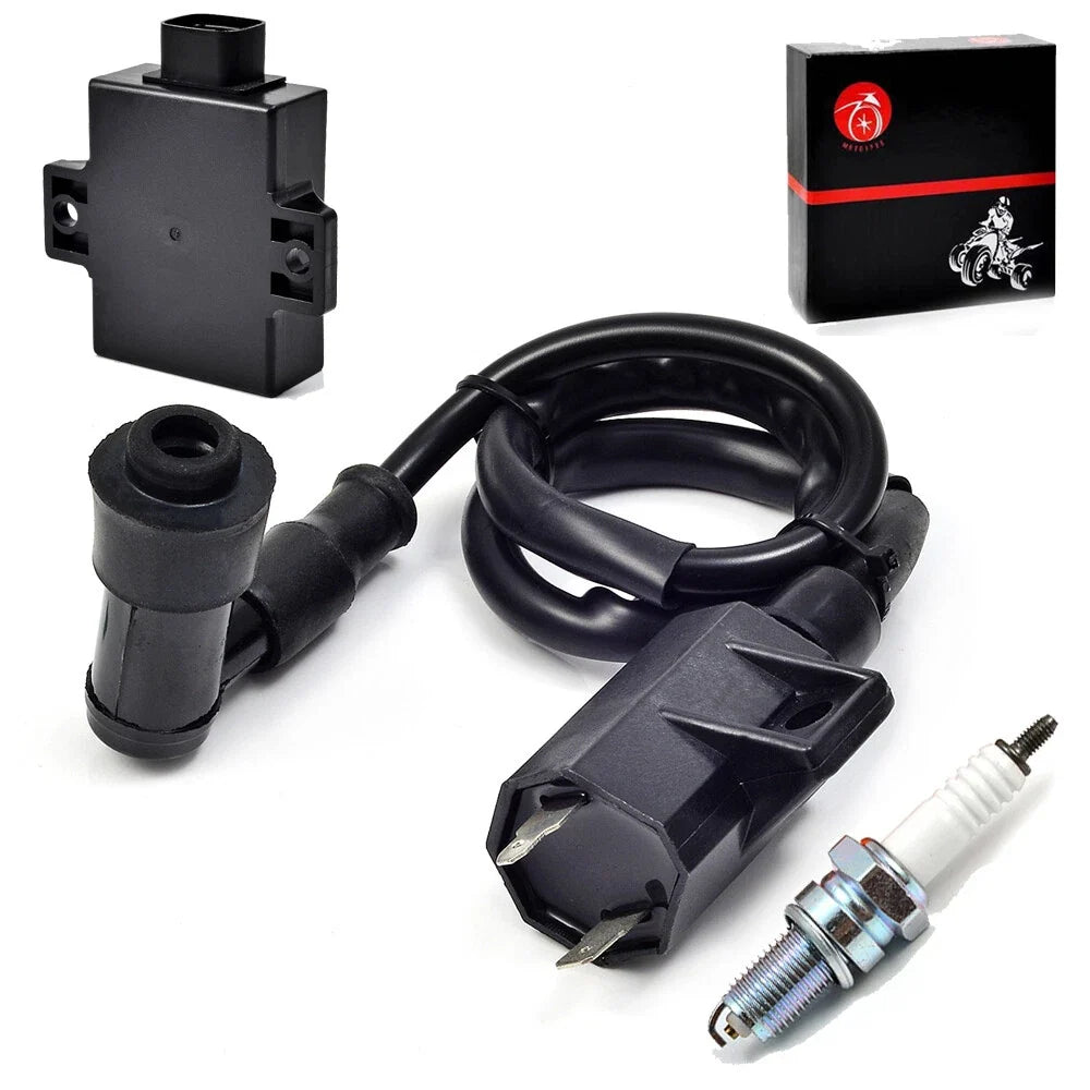 Ignition Coil Spark Plug CDI for Kawasaki Bayou 220 (2000–2002)