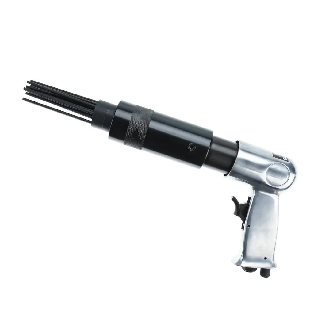 Compact Air Needle Scaler Pneumatic Tool for Rust Removal (19 Needles)