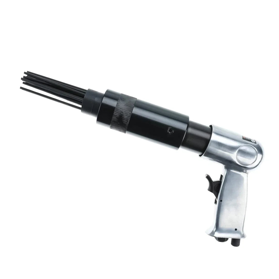 Compact Air Needle Scaler Pneumatic Tool for Rust Removal (19 Needles)
