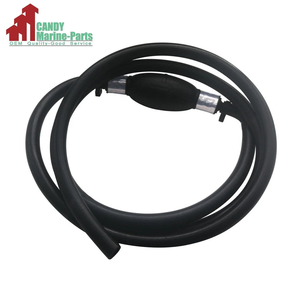 3/8" Fuel Hose Line Assembly with Primer Bulb for Marine Outboard Motors