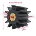 Impeller for Cummins Marine Diesel Pump (Replaces Sherwood 27000K, 3974456)