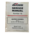 MerCruiser 90-823224 - 2, #16 GM V-8 Marine Engines Book 2 of 2 Service Manual