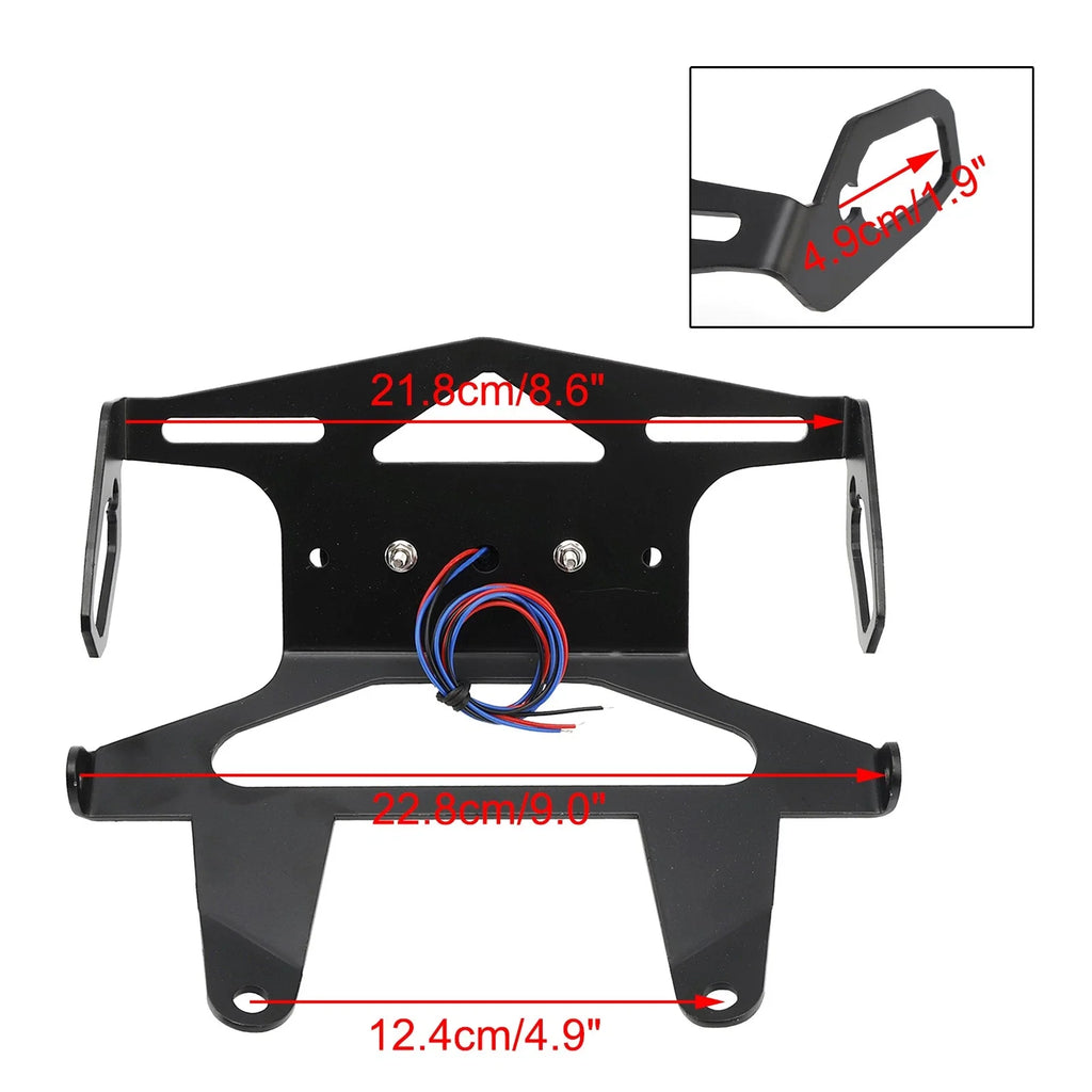 License Plate Holder Frame for Kawasaki Eliminator 400 450 500 (2024-2025)