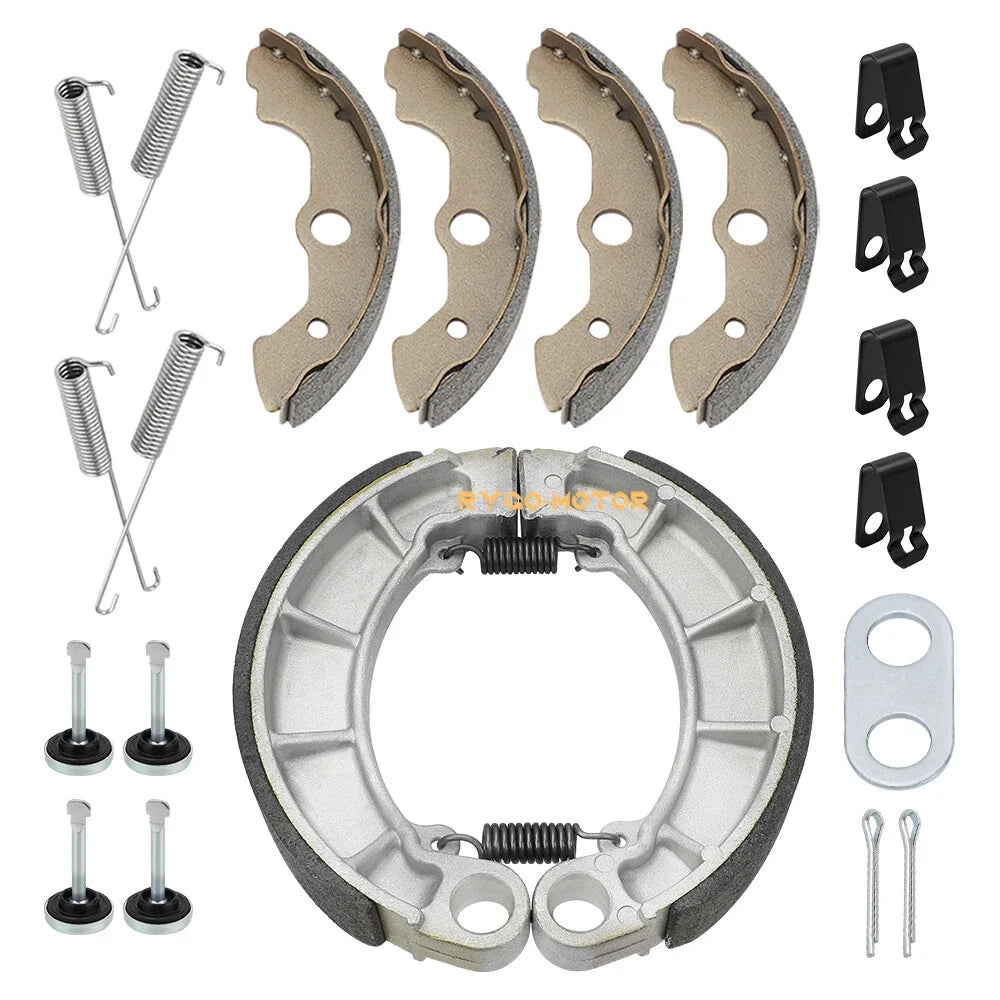 Front Rear Brake Shoes Pin Kit for Honda Rancher 350 400 TRX350 TRX400 (2000–2007)