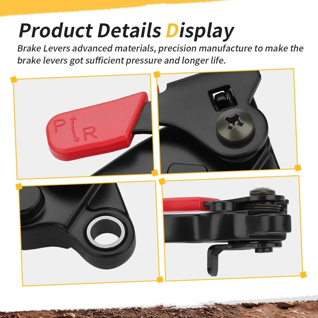 Rear Brake Lever Parking Lock Assembly for Honda Rancher TRX420 (2015–2024)