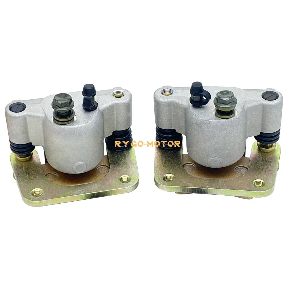 Set of 2 Rear Brake Calipers & Pads for Polaris Ranger 400 500 800 (2010–2013)