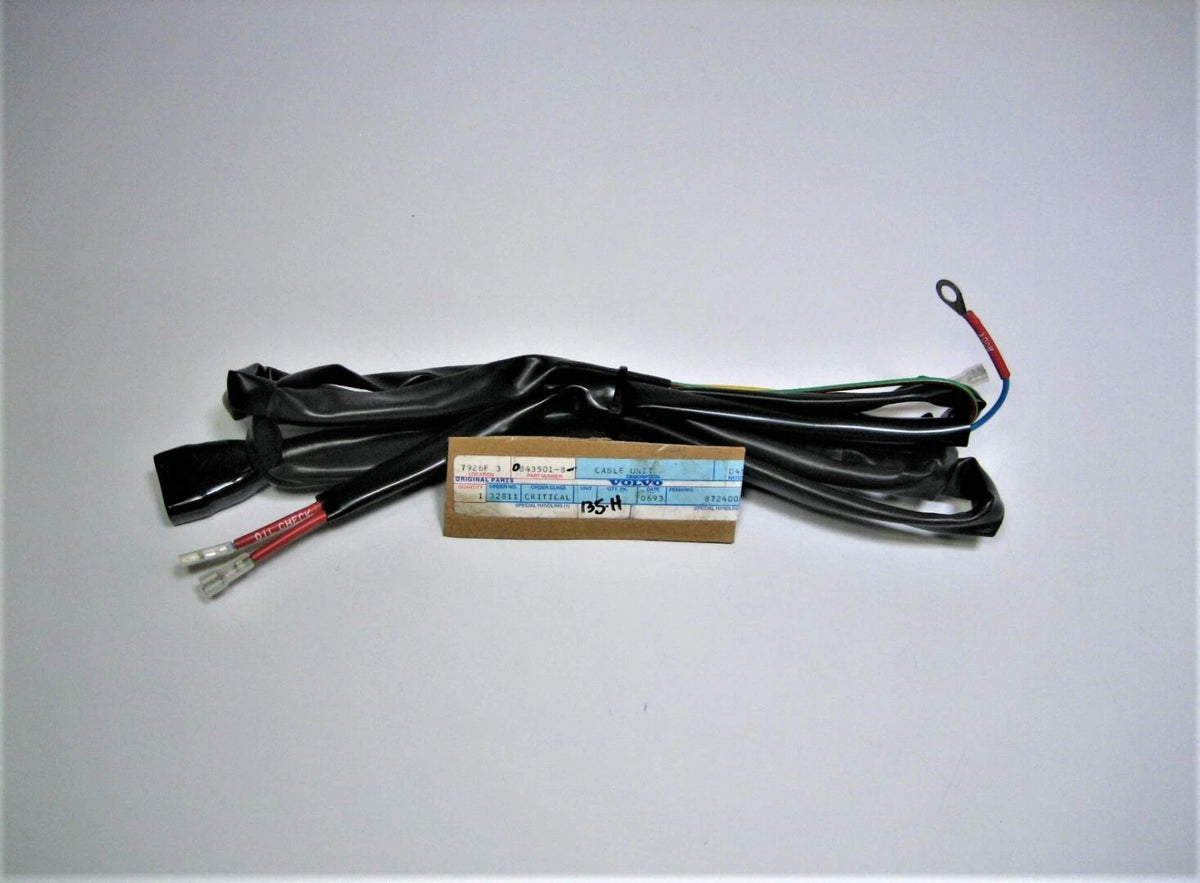 Volvo Penta 843501, Alarm Cable Block Trunk Harness