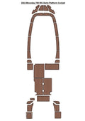EVA Pads for Moonday 780 WA Cockpit Boat (2022) Teak Deck Faux Flooring Mat