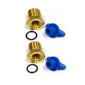 Exhaust Manifold Drain Plug Kit for Volvo Penta 479956 4.3 5.0 5.7 7.4 8.2L 2PCS