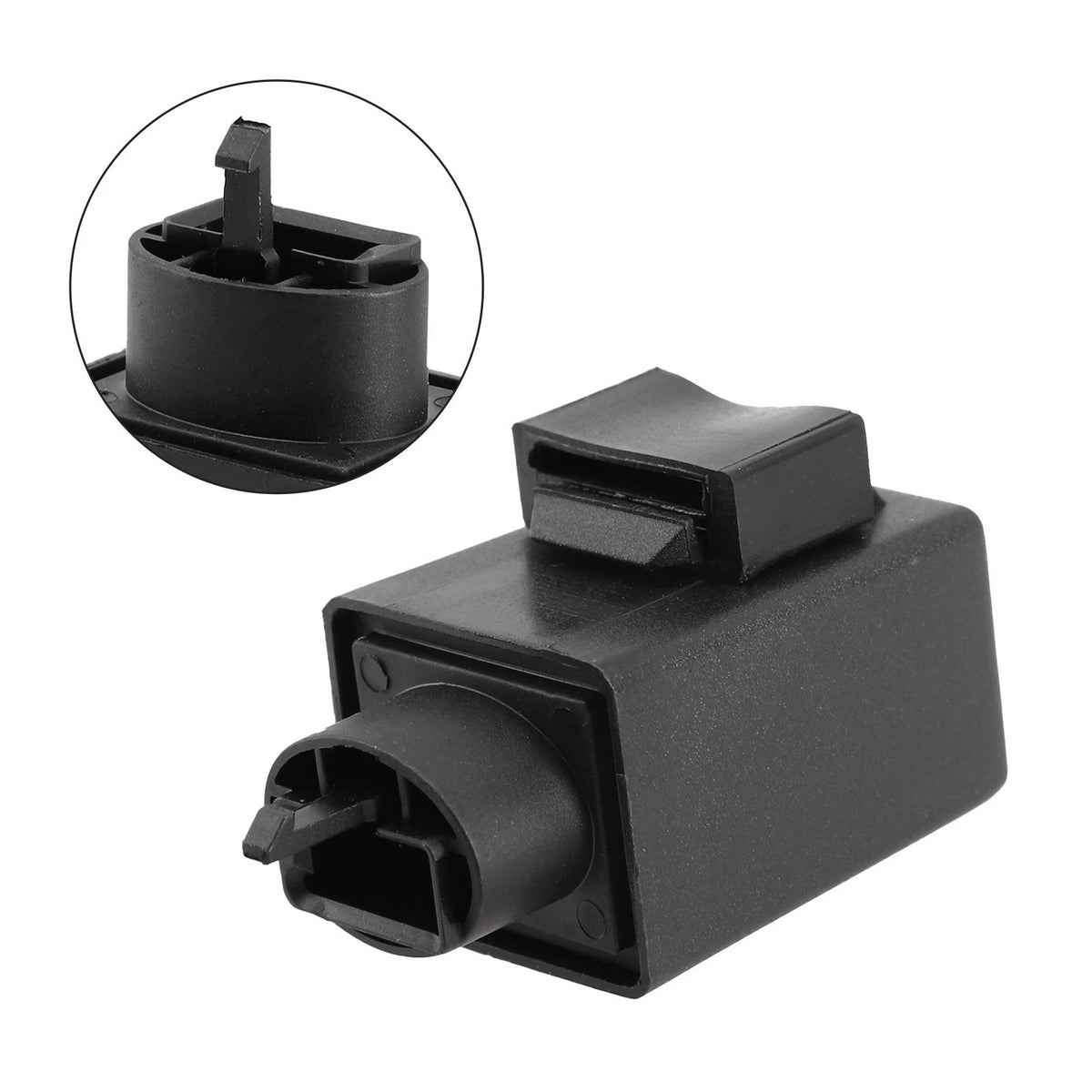 Motorcycle Flasher Relay Accessories 12VDC 3 Pin 3x2.9x6.5cm ABS Adjusted