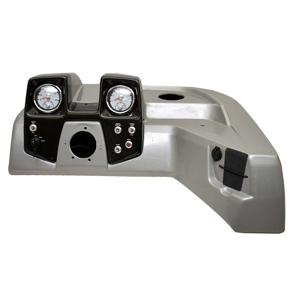 Tracker Boat Gauge Dash Panel F144307954 - 32 3/8 X 13 5/8 Inch Scuffs