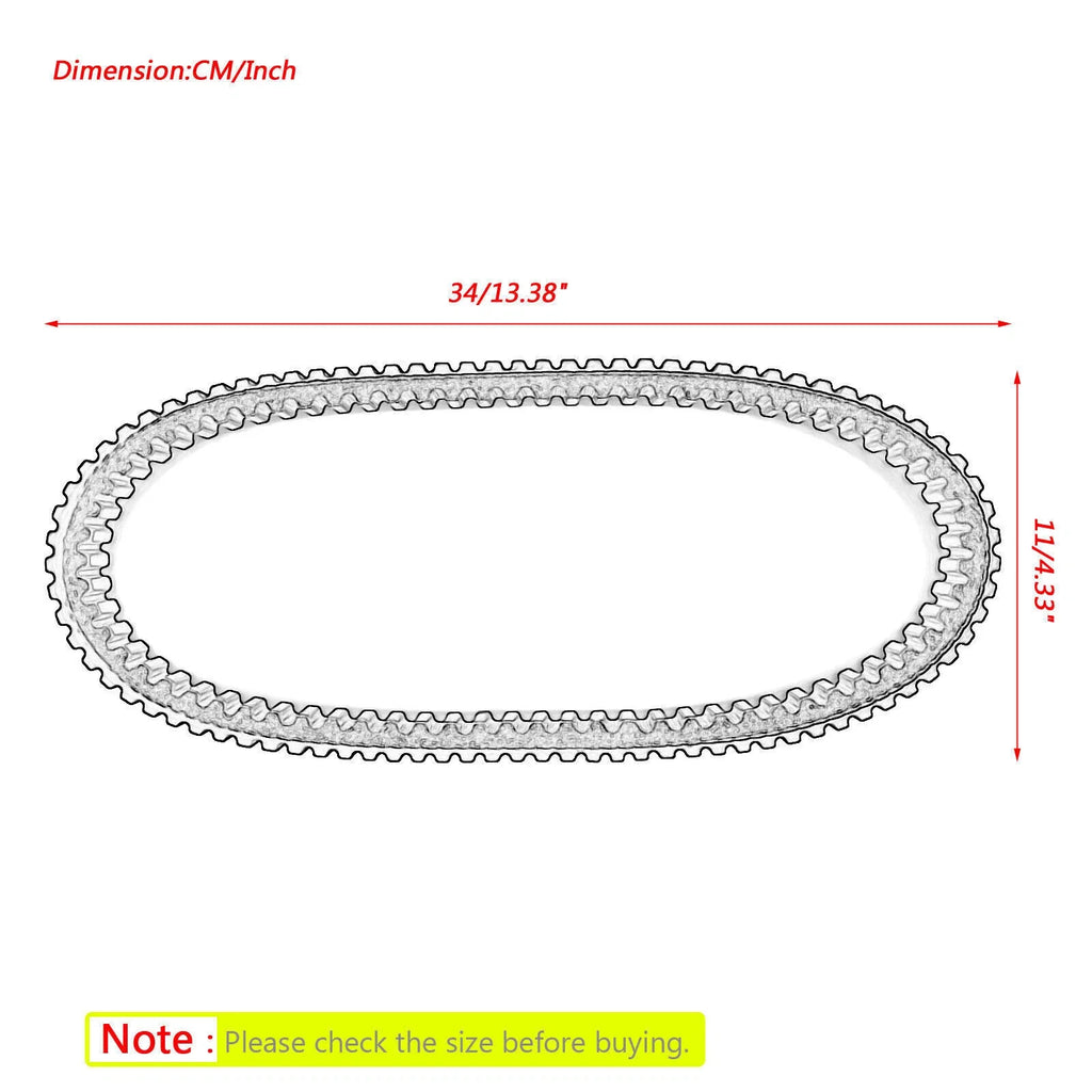 Replacement Drive Belt for Aeon Quadro 4 (2015) T9