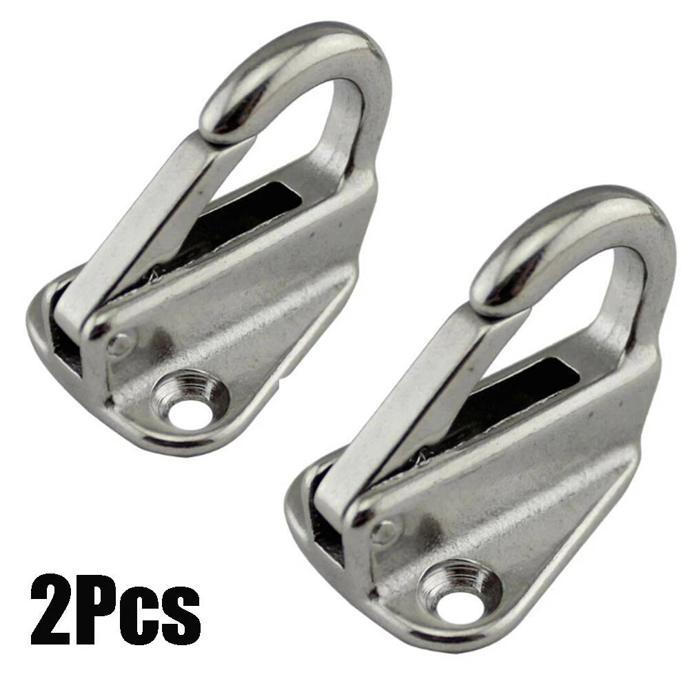 Hook Fender Boat Hardware US 2*Marine 316 Stainless Steel Spring Snap Fending