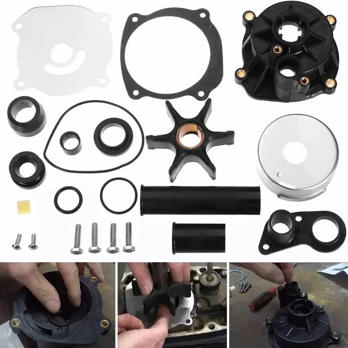 Water Pump Impeller Kit for Johnson 130HP RJ130PXSSS (2000)