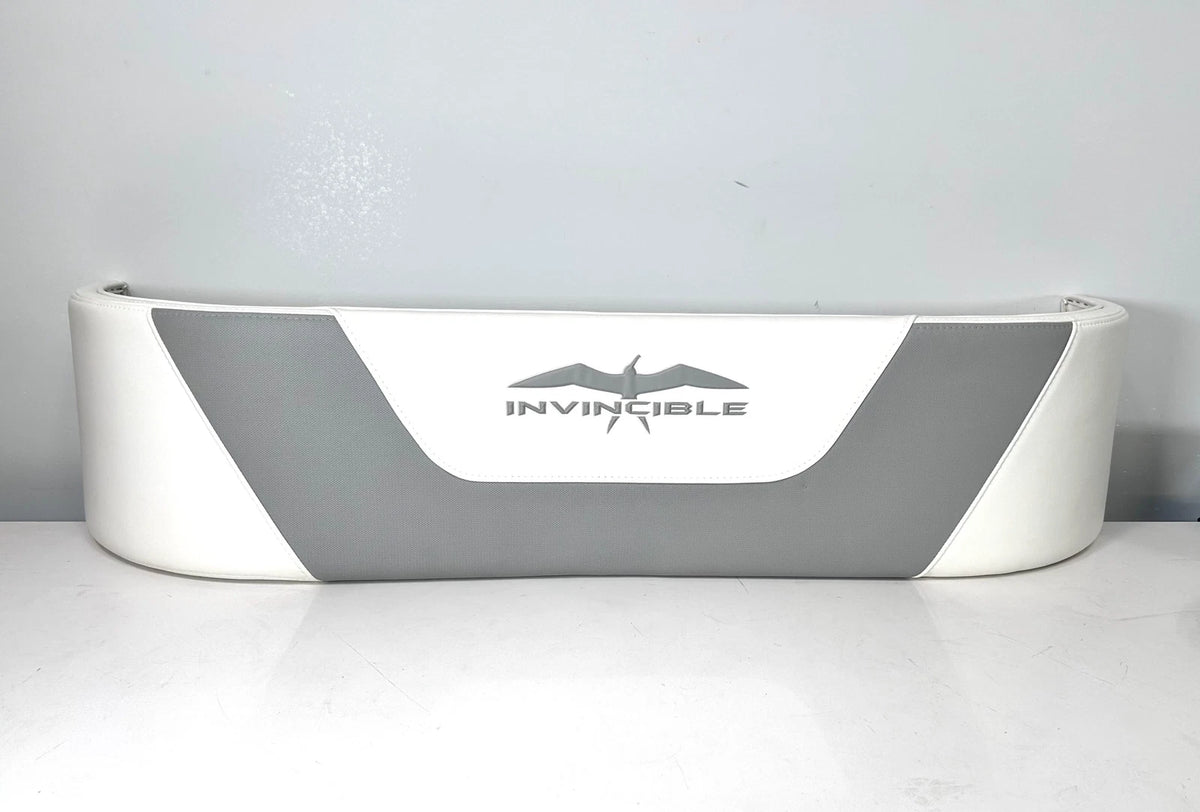 Invincible 36, Transom Coaming Bolster Cushion 47'' X 10 1/4'' ( Repaired )