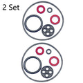 2X Carburetor Bowl Gasket Kit for Honda GX340 GX390 (16010-ZE2-812)