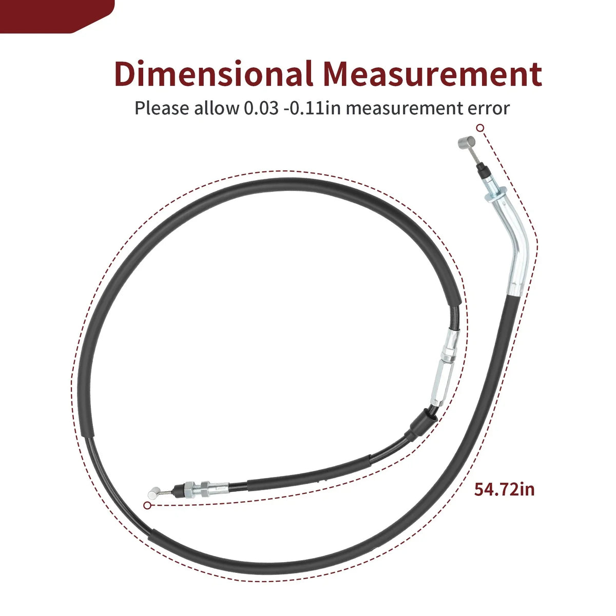 Park Brake Cable for Yamaha Rhino 700 (2008–2013) 5B4-26341-00-00