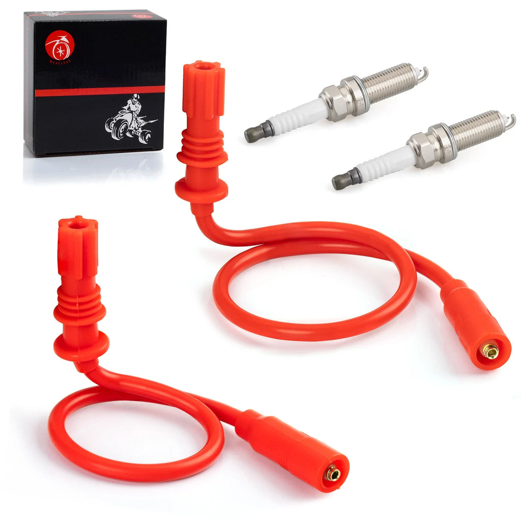 Spark Plug & Wire Set for Polaris Scrambler Sportsman 1000 (2014–2024)