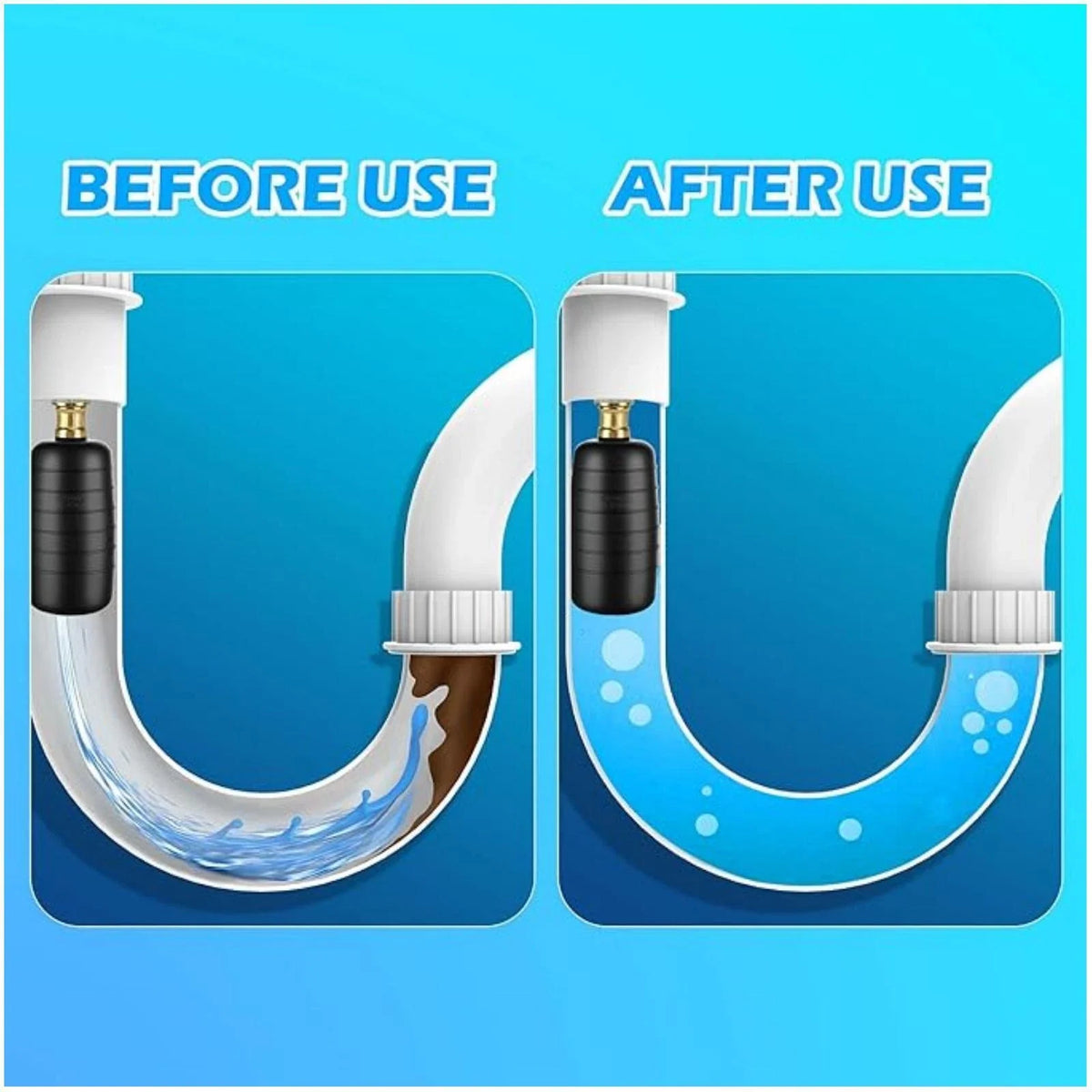 1"-2" Drain Blow Bag and Bladder for Ultimate Drain Cleaner Solution