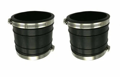 2 Pcs Exhaust Bellows for Mercruiser (32-44348T, 32-44348001)