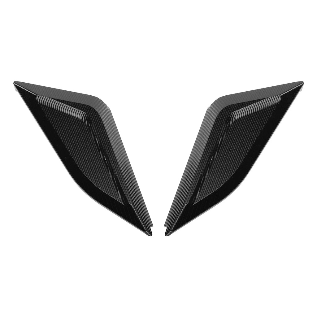 Billet Black Mirror Block Off Plates for Ducati Panigale V4/S/R V2 (2018–2024)