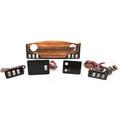 Hurricane SunDeck 2690 Boat Dash Panels 455144 - Woodgrain Black (kit)