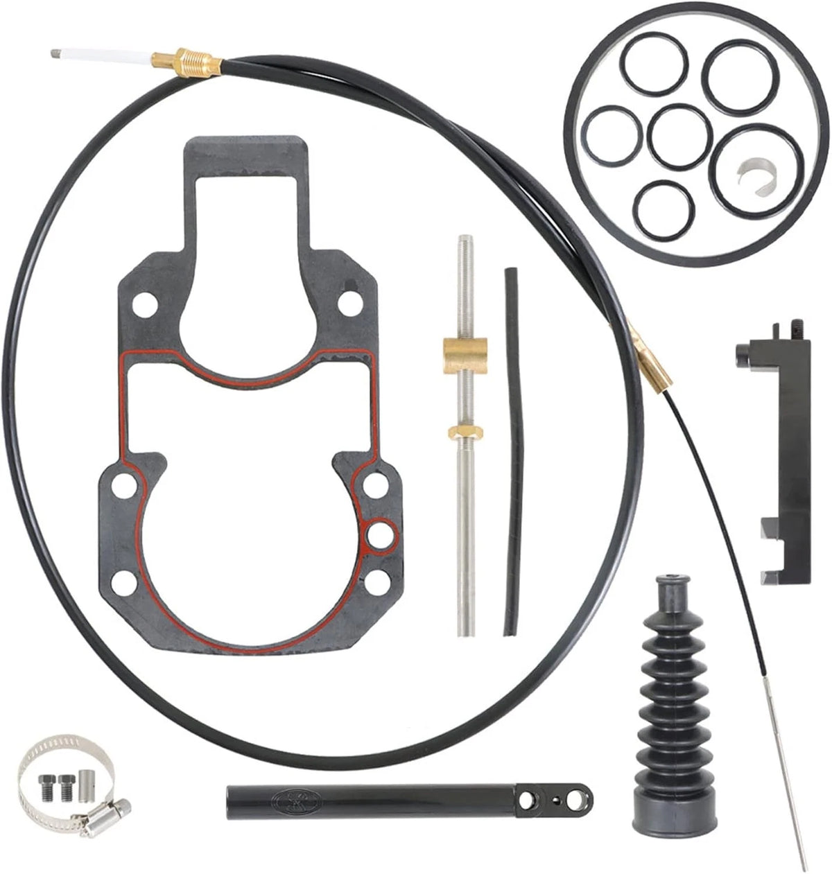 Alpha Lower Shift Cable Gasket Kit 865436A03 27-94996Q2 for Mercury MerCruiser