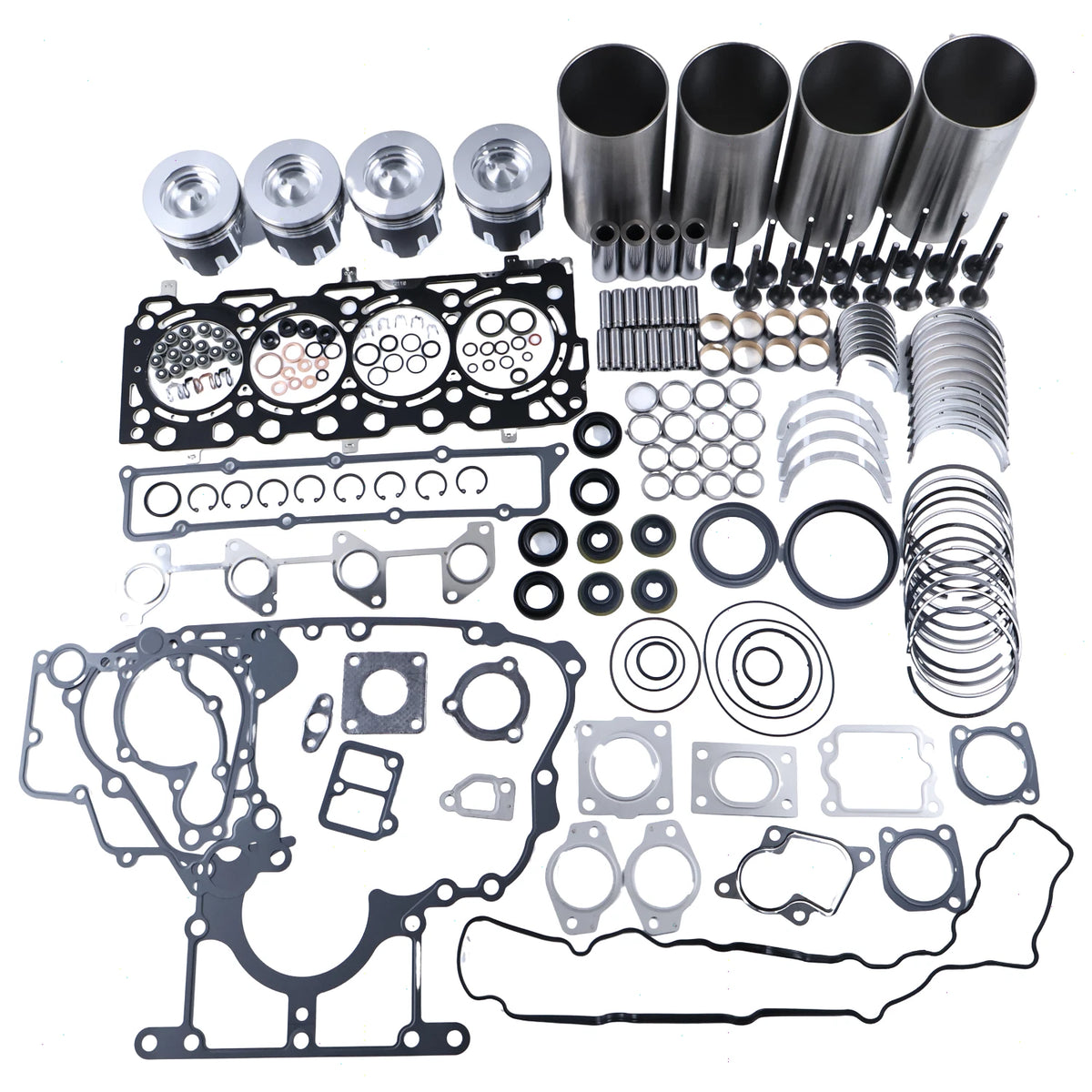 Overhaul Rebuild Kit for Kubota V3307 V3307T Engine M6060 M7060 KX080-4 KX080-5