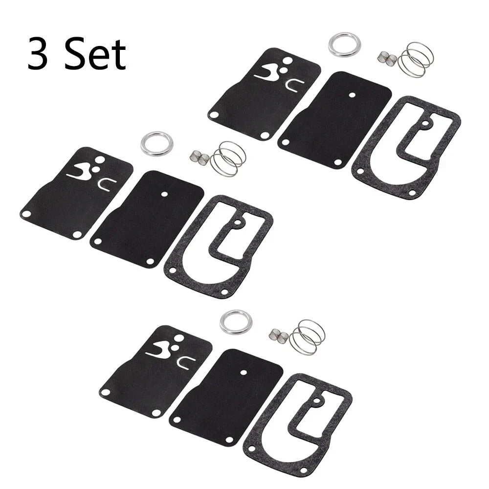 Set of 3 Fuel Pump Repair Kit for B&Stratton (393397, 401400, 402400, 422700)