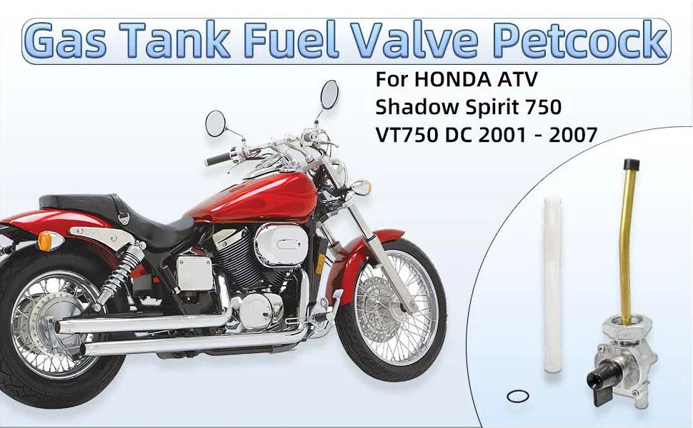 Fuel Valve Petcock for Honda VT750DC Shadow Spirit 750 (2001–2007)