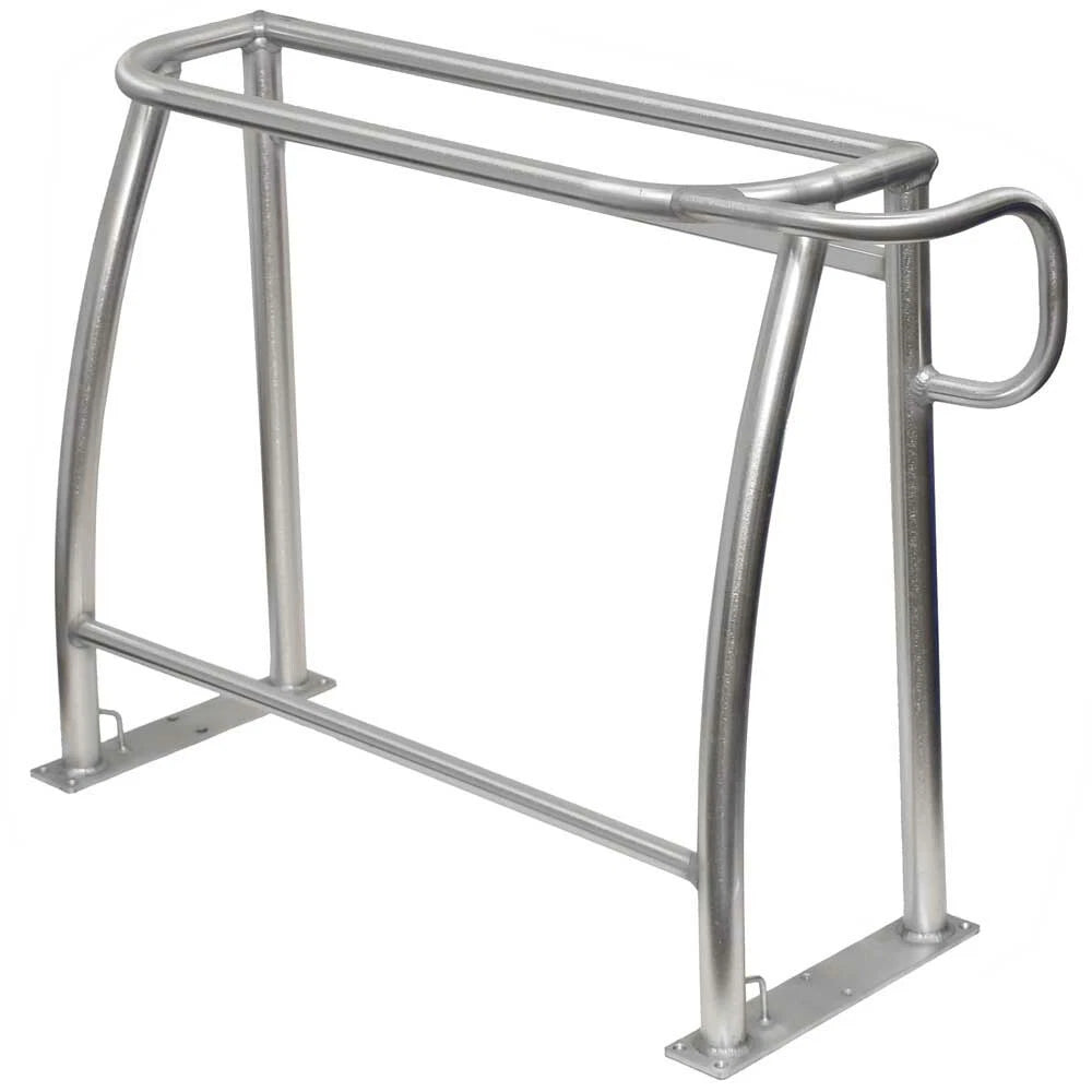Lowe Boat Pilot L-Stand with Handle 2115488 - Aluminum 44 X 31 X 14 1/2 Inch
