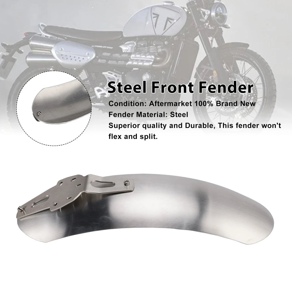 Steel Front Fender Mudguard for Scrambler 1200X 1200XC 1200XE (2019–2025)