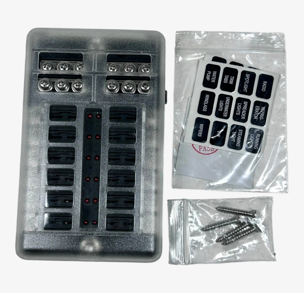 Hardin Marine 3200-0001-012, Circuit Breaker Assembly 12 Position Breaker Panel