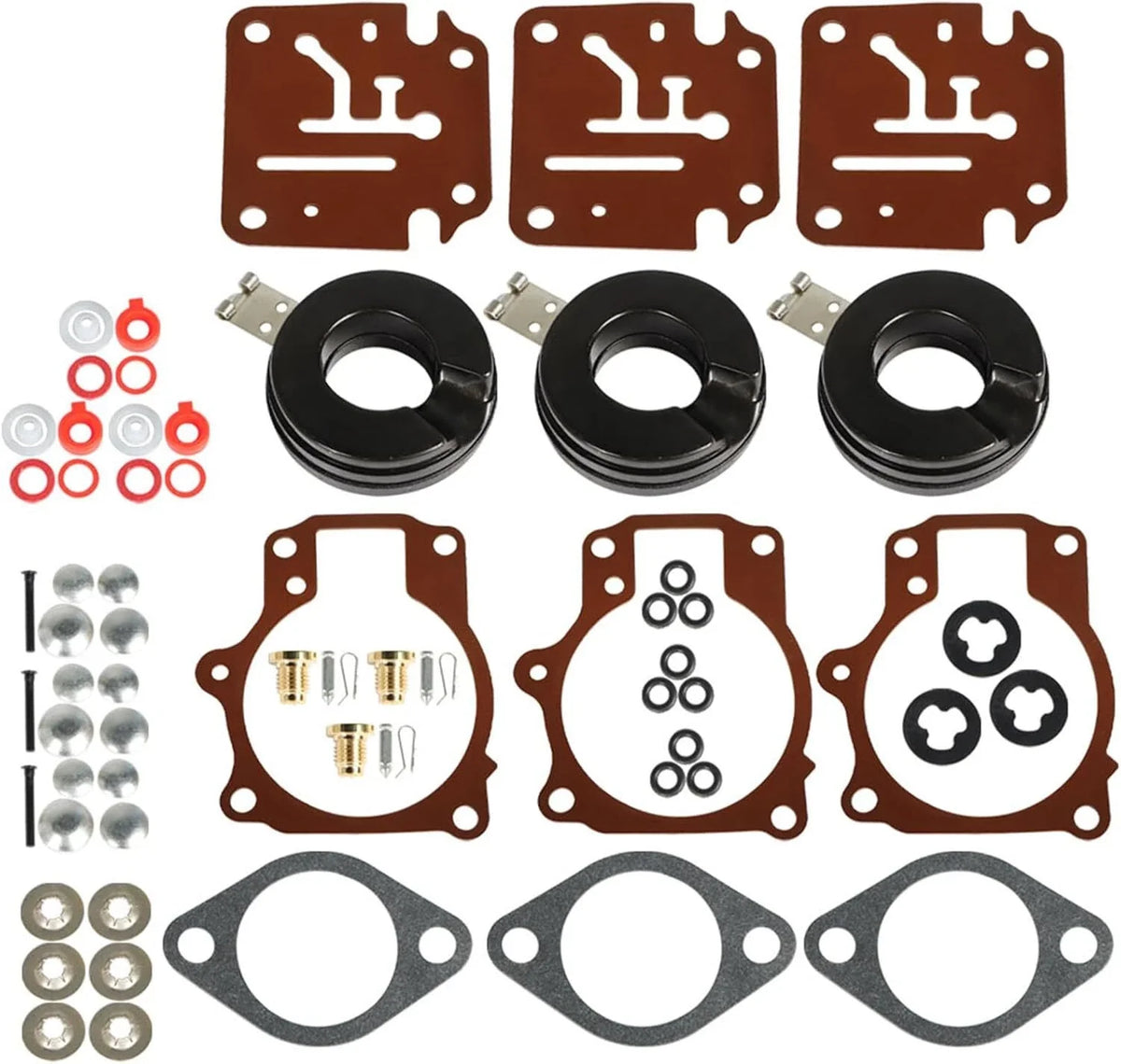 Set of 3 Carburetor Rebuild Repair Kits for Johnson Evinrude 65 70 75 HP