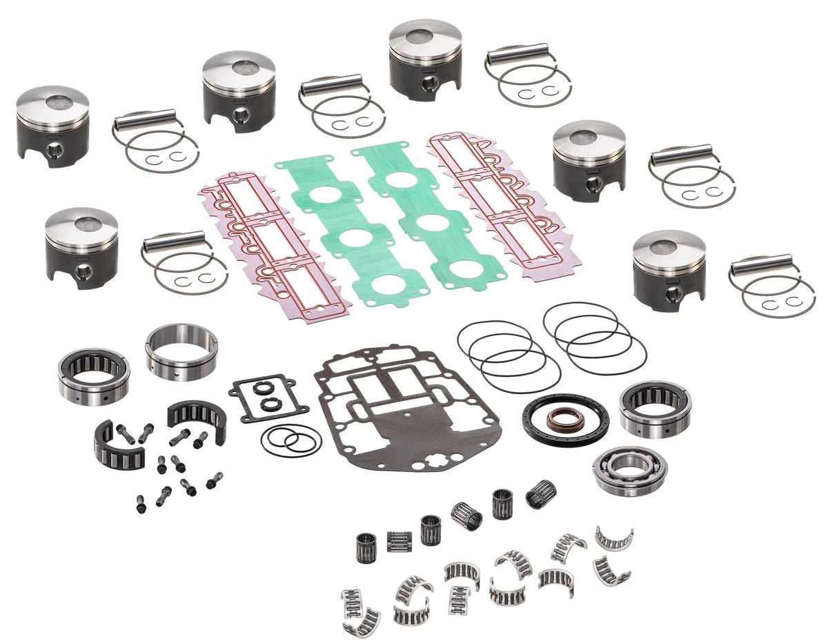 Powerhead Piston Gasket Rebuild Kit for Johnson Evinrude 150 175 HP (FICHT) .020" Over