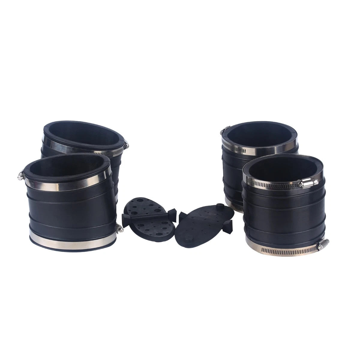 Upper and Lower Exhaust Hose Tube Rubber Coupler Bellows Mercruiser 4.3 5.0 5.7L