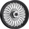 HardDrive V-Twin Rear Wheel 16x3.5 In. Black Gloss Spoked 48 for Harley